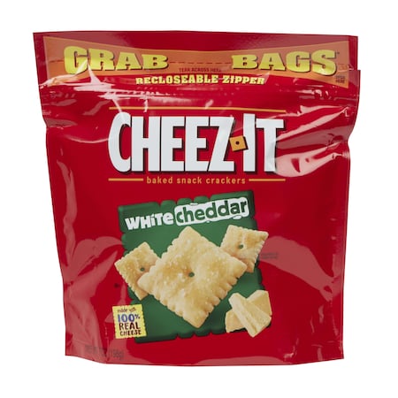 Cheez-It Cheez-It Grab Bag Reclosable White Cheddar Crackers 7 oz. Bag, PK6 2410011621